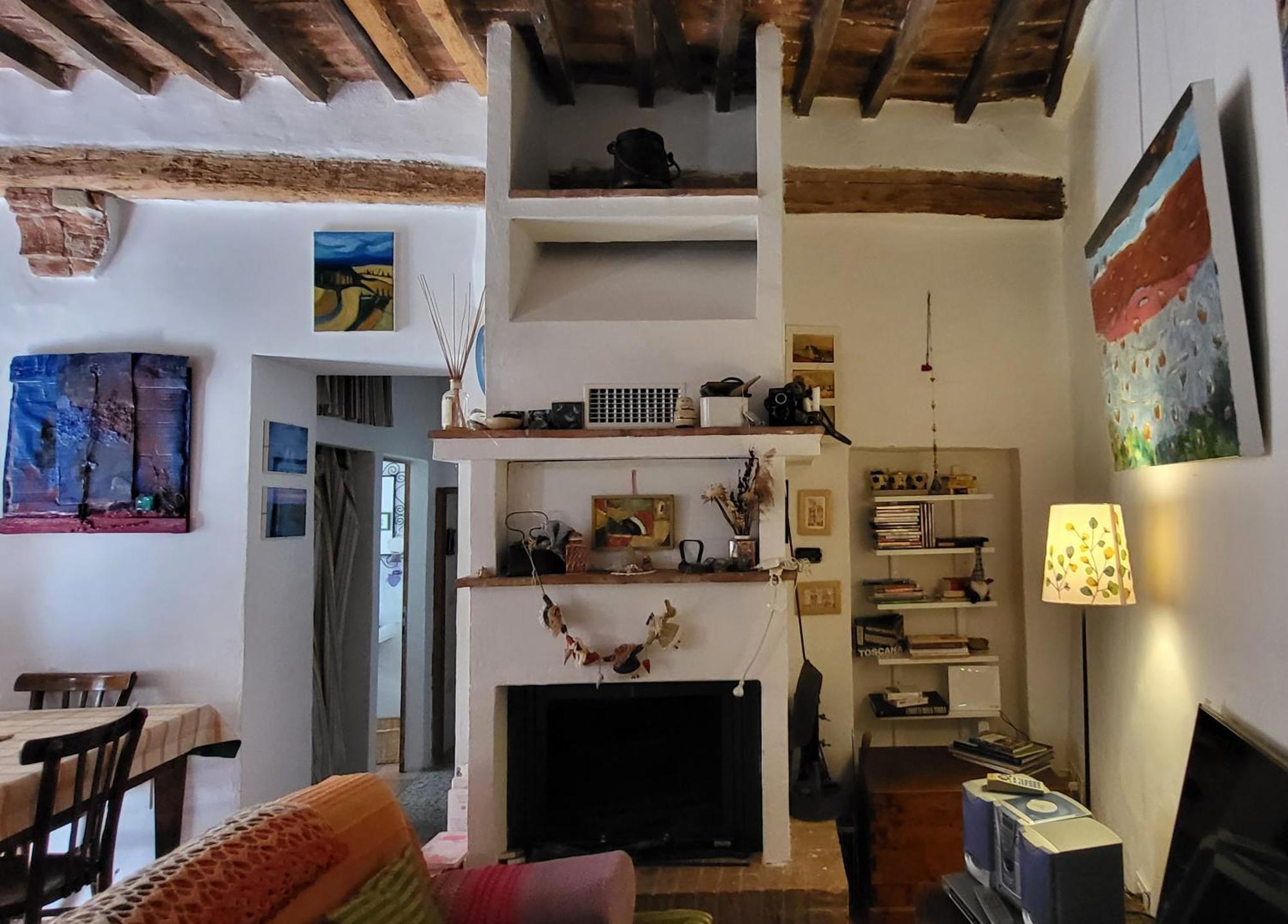 La Casa Di Dina Apartment Castelmuzio ภายนอก รูปภาพ